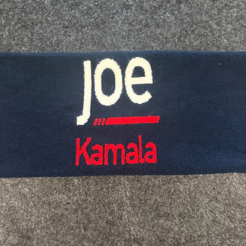 NEA Joe Biden Kamala Harris Scarf OSFM Blue White Red Educators for Joe Kamala